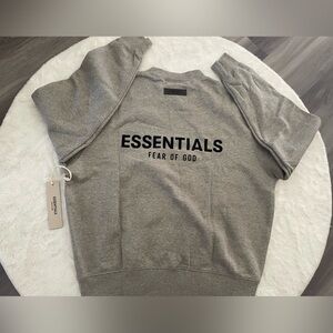 Essentials Heather Gray Sweatshirt